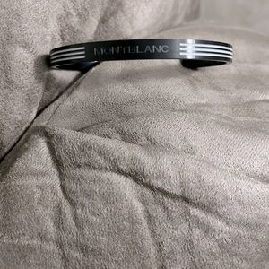 Mont Blanc Starwalker Bangle Bracelet in Steel and Lacquer